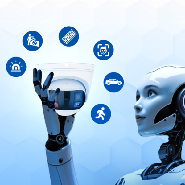 Advanced AI security camera installed for smart surveillance in Lebanon by T.S.S. Sarl